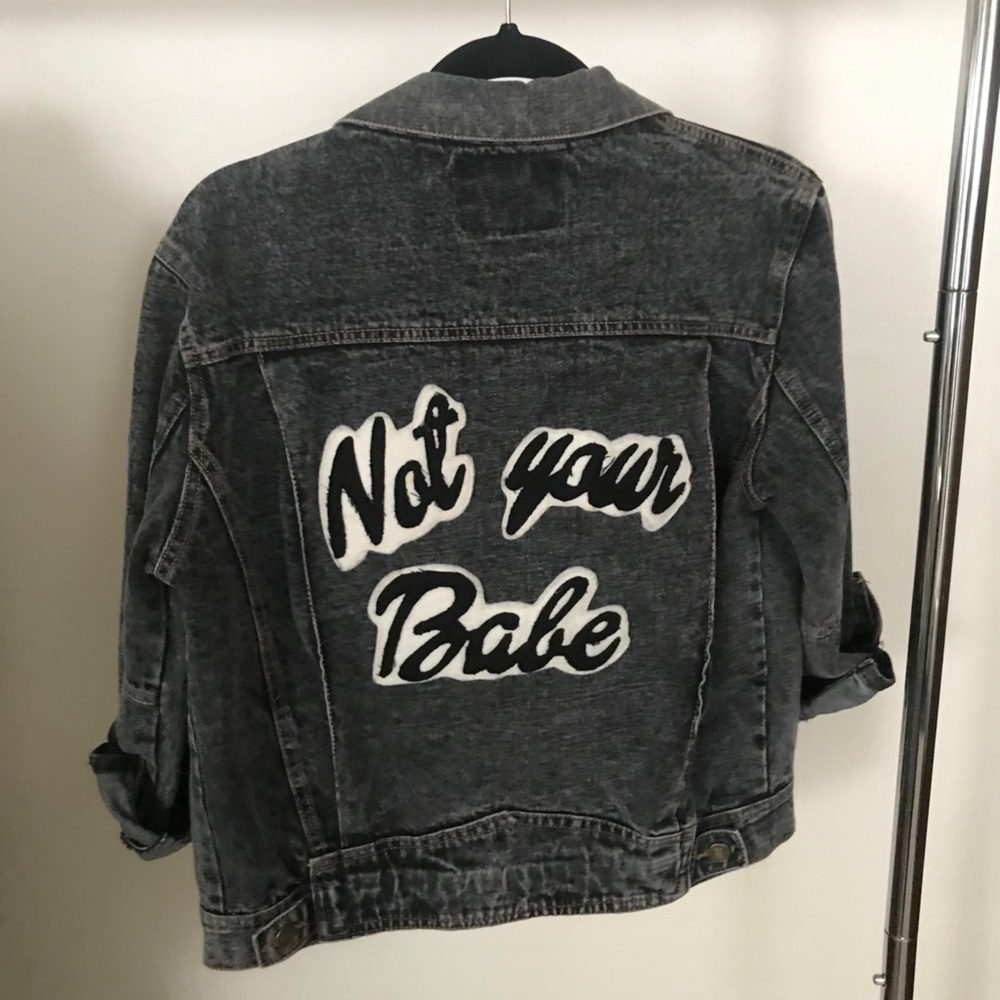 High Heels Suicide “Not Your Babe” Denim Jacket
